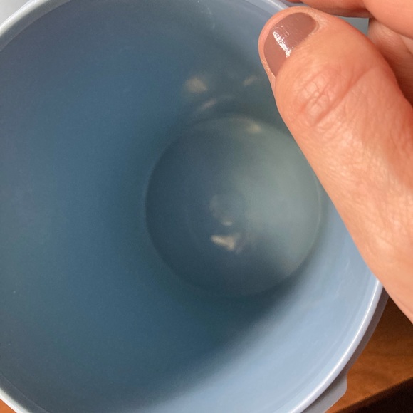 VTG Tupperware Blue Nesting Accordion Servlier Lid Canister Set - Picture 13 of 16